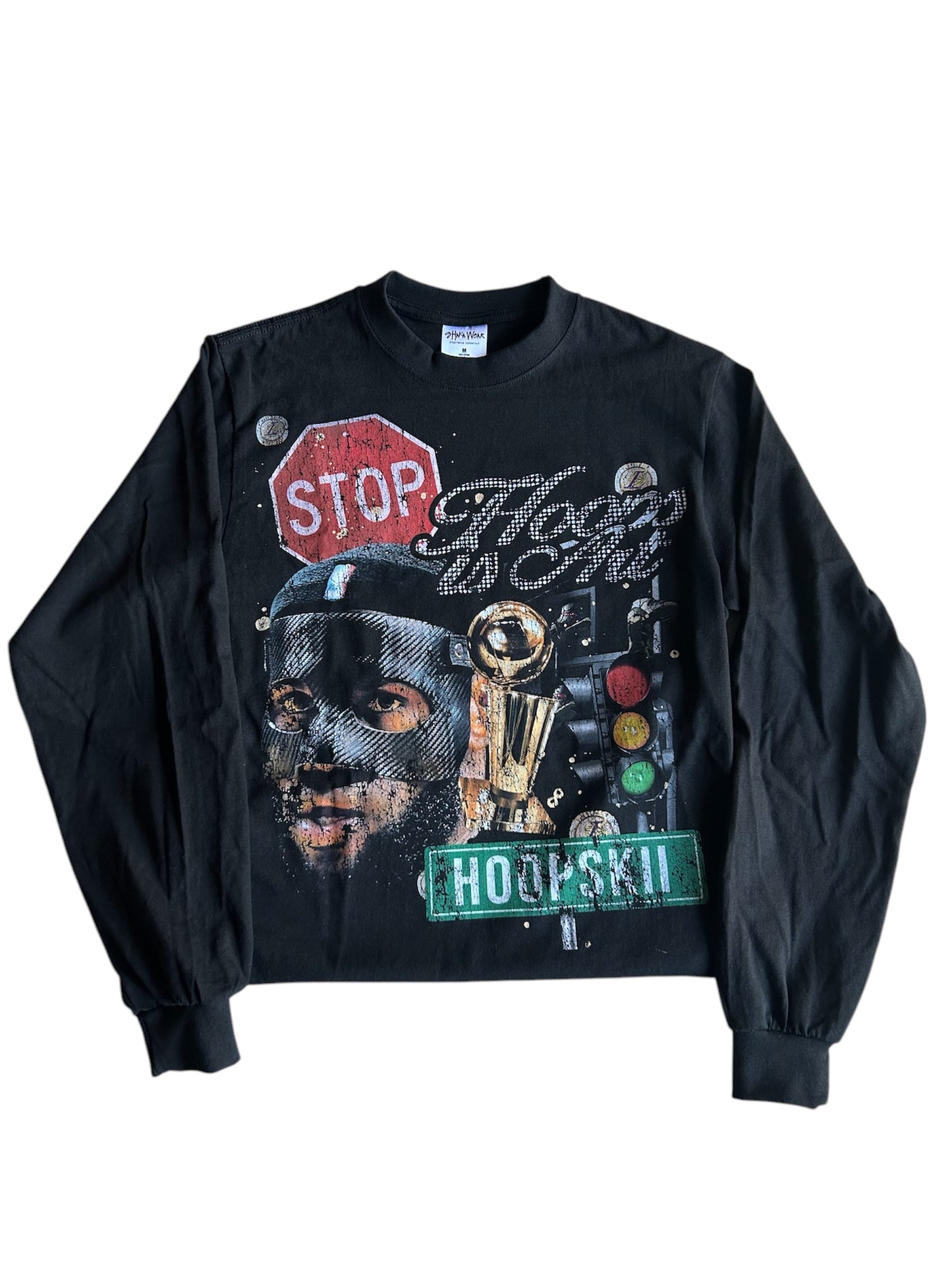 “HOOPS IS ART V2” LEBRON BLACK LONGSLEEVE